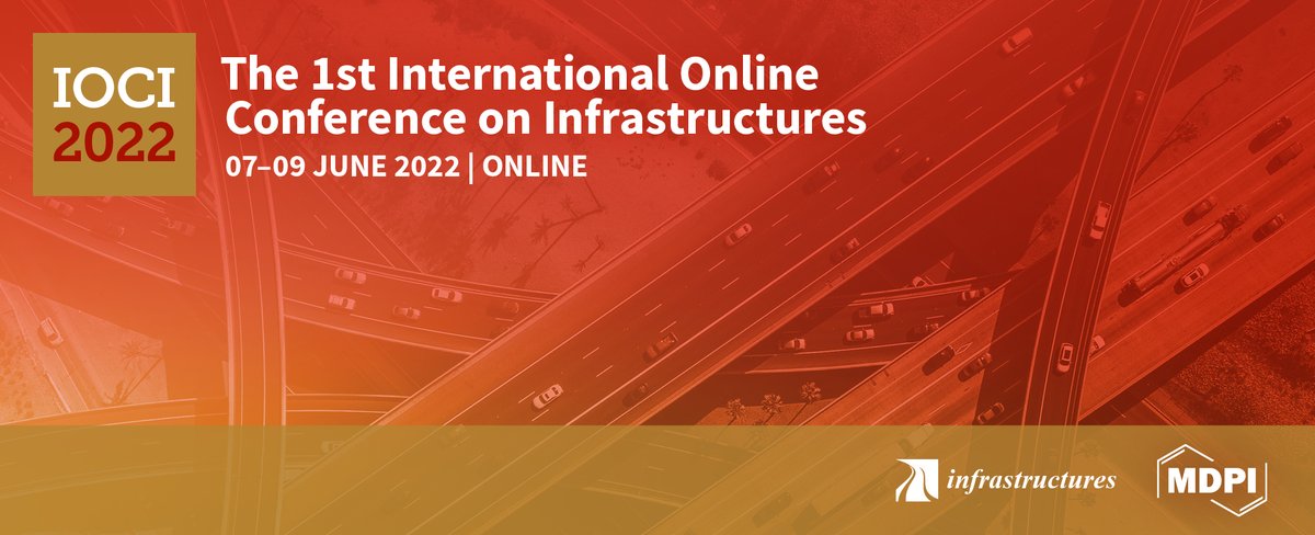 🔜The Early bird deadline for the 1st #International #Online #Conference on #Infrastructures is coming soon.
 
⏰If you have not registered yet, register at sciforum.net/event/IOCI2022… before #April8 2022 for a reduced fee! 

👏🏻Don't miss this chance and participate at #IOCI2022!