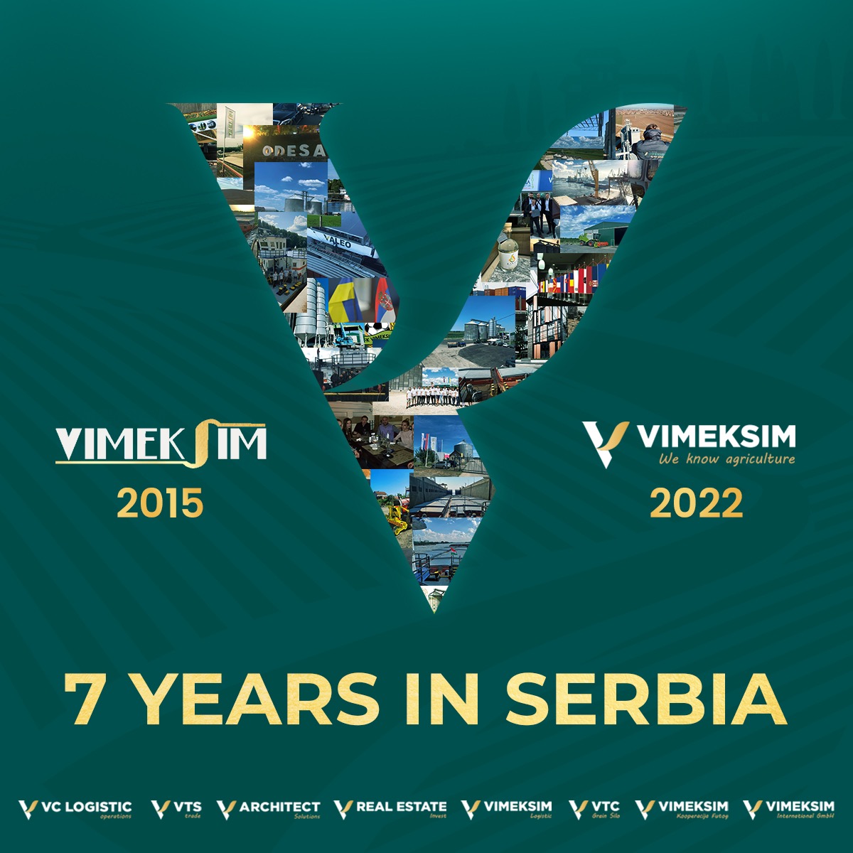 vimeksim's tweet photo. Seven great and very successful years of our operations in Serbia 🇷🇸 #VimeksimSRB🌻🌾 and subsidiary companies.
.
.
#Serbia #VTeam #VReal #Vimeksim #company
Sedam nezaboravnih i veoma uspešnih godina poslovanja naše kompanije #VimeksimSRB🌾🌻 i ćerki firme u Srbiji 🇷🇸. https://t.co/hTXST013EP