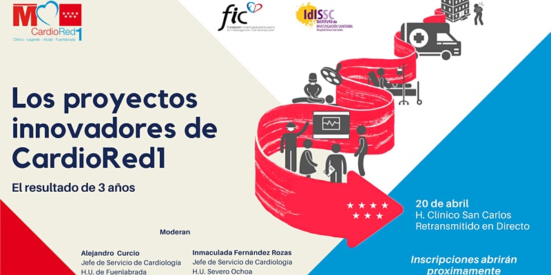 fundacion_fic's tweet photo. 👥Jornada "Los Proyectos Innovadores de @CardioRed1". Impulsado con apoyo de la FIC, #CardioRed1 está mejorando resultados y procesos cardiológicos gracias a una gestión innovadora entre 4 hospitales, el @SUMMA y sus centros de salud
Descúbrelo🗓️20.04.2022 https://t.co/6lPx7QygbY https://t.co/k92cW8I1wQ