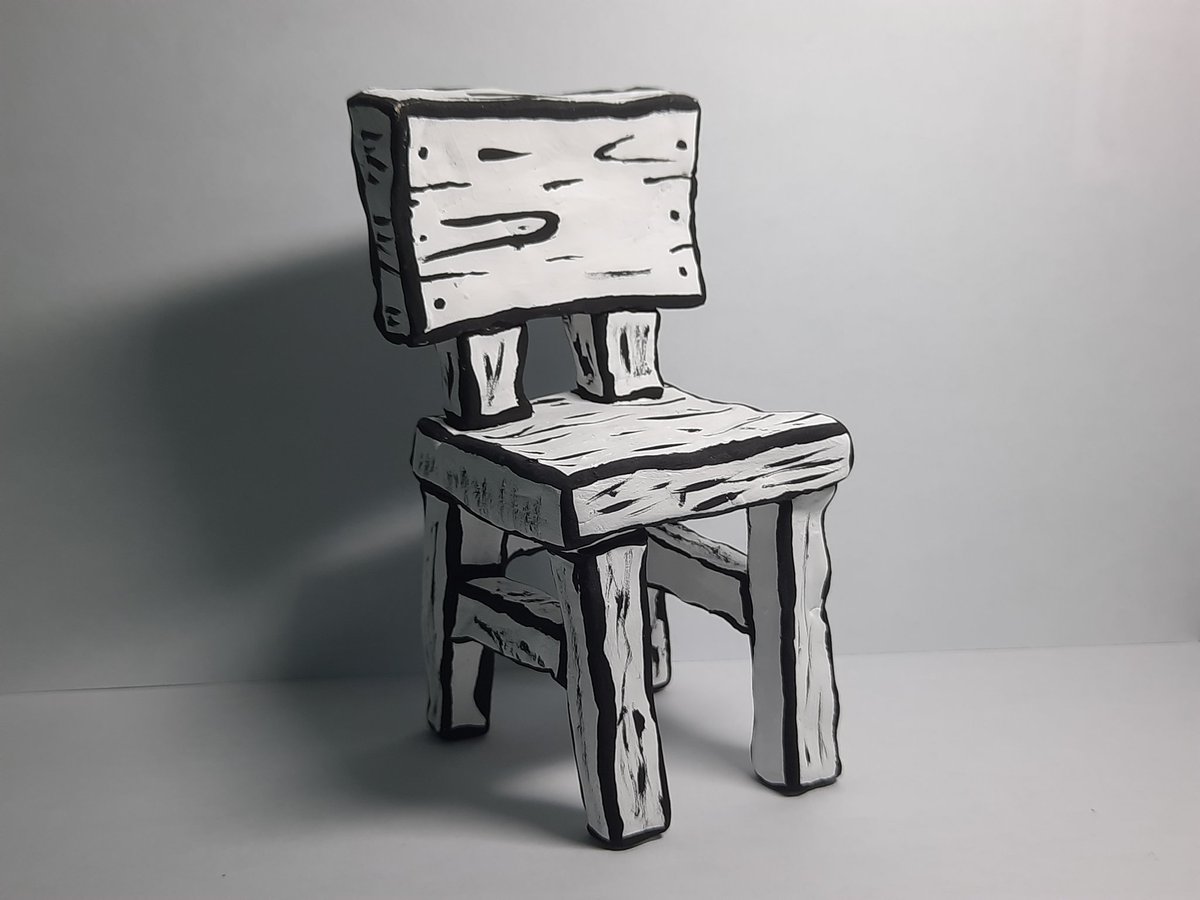 ToastLordLive's tweet photo. I might as well give an update on where I've been, so here's a picture of a chair that I made 😁 https://t.co/eU1UbgecLX