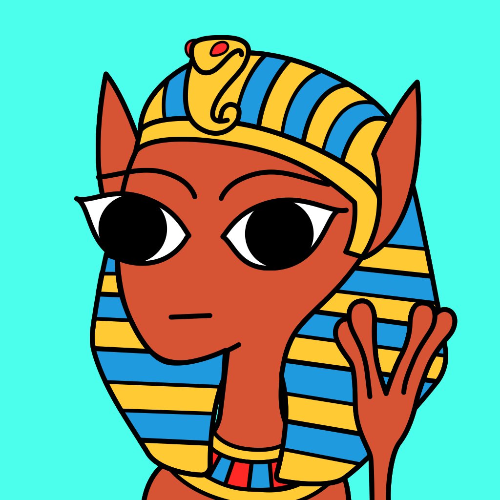 AlienTheBaddy's tweet photo. I had been ruling ancient Egypt, for a brief time.

#AlienTheBaddy #Baddy #Alien #NFT https://t.co/H34f8W3IVs