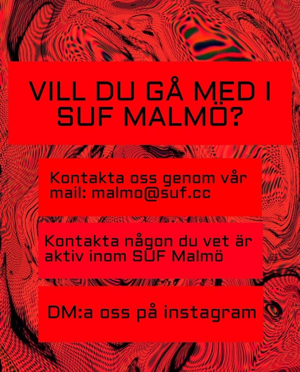 SUF Malmö tweet media