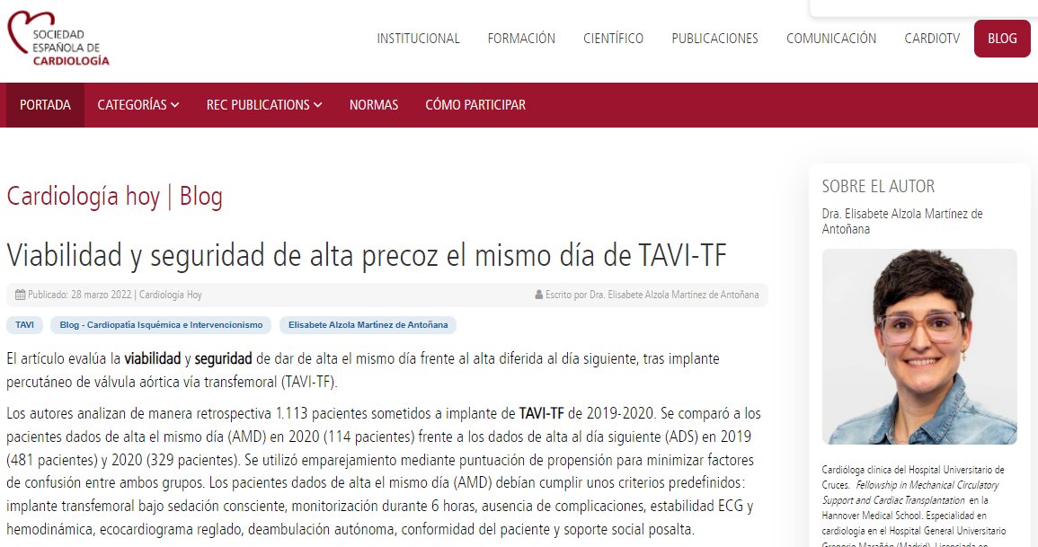 Soc Esp Cardiología tweet media