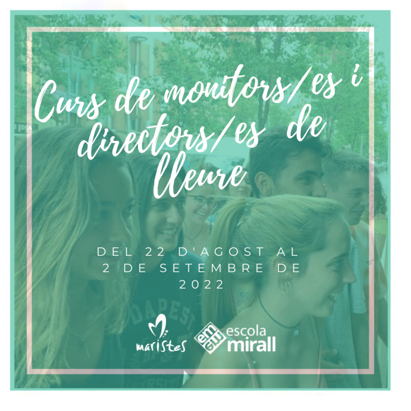 EscolaMirall's tweet photo. ETS MONITOR/A D’ESPLAI O CAU?

📢 Ja hem obert les inscripcions per als cursos de monitors/es i directors/es de lleure d’aquest estiu!

👉🏾 Trobaràs tota la informació en el següent enllaç: https://t.co/N6jb4YY8GN

Forma’t en allò que més t’agrada! https://t.co/gLHG2Adx6O