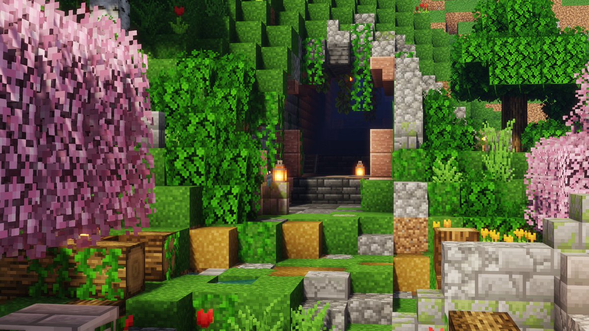WarpSara's tweet photo. Very much enjoying Singularity SMP lately #Minecraft https://t.co/4eGWHhFvNQ