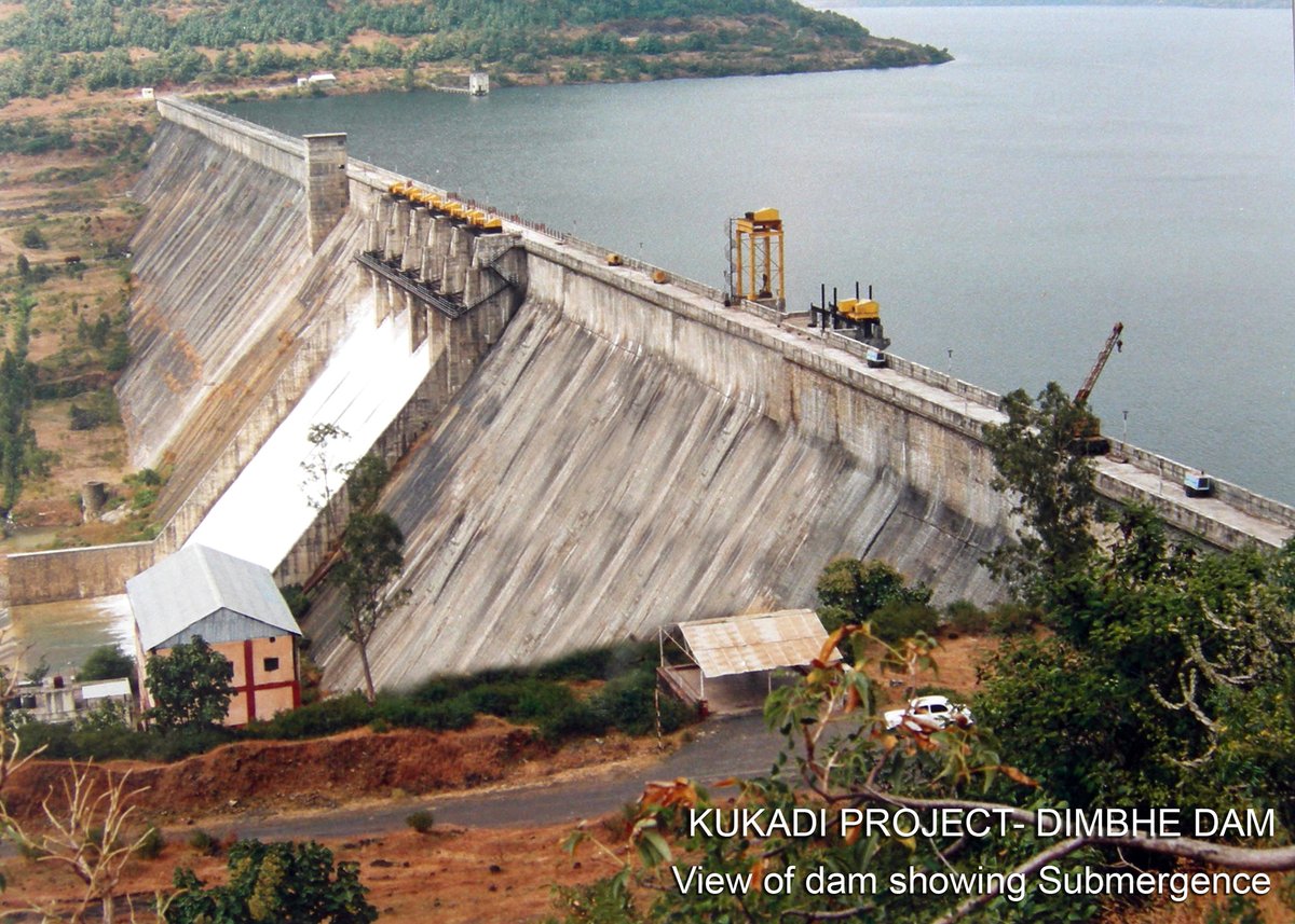 CWCOfficial_GoI's tweet photo. #Kukadi Project-#Dimbhe Dam is a gravity dam on #Ghod River near #Ambegaon, #Pune district in State of #Maharashtra https://t.co/x5ugoEKxs0