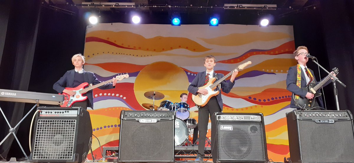 Preparations are going extremely well. Sound checks in progress...