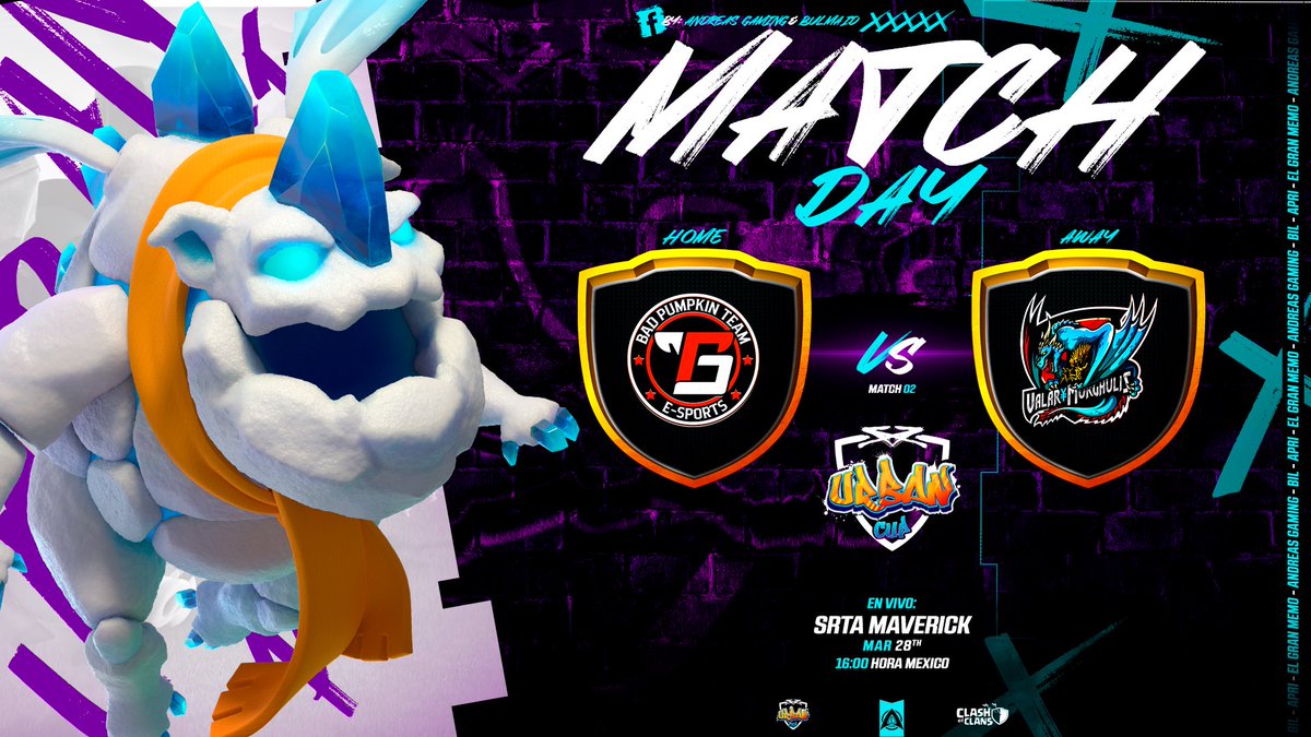 Urban Cup (@urbancup) on Twitter photo 🔥The Urban Cup🏆
Duelo de 2 grandes Teams 🔥
<a href="/EsportsBPT/">B.P.T. Esports</a> 🆚 <a href="/DMorghulis/">Valar¥Morghulis</a>
⏳3pm 🇲🇽
En la página de <a href="/SrtaMaverick/">Srta Maverick 💁🏼♀️</a>
🟣Twitch: twitch.tv/srtamaverick 🔥The Urban Cup🏆
Duelo de 2 grandes Teams 🔥
<a href="/EsportsBPT/">B.P.T. Esports</a> 🆚 <a href="/DMorghulis/">Valar¥Morghulis</a>
⏳3pm 🇲🇽
En la página de <a href="/SrtaMaverick/">Srta Maverick 💁🏼♀️</a>
🟣Twitch: twitch.tv/srtamaverick