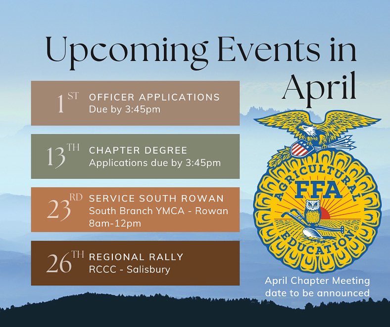 South Rowan FFA tweet media