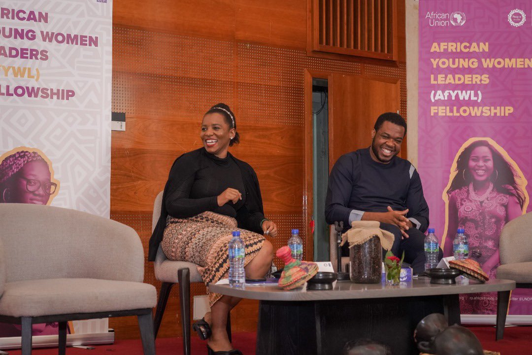WGYD_Director's tweet photo. I had the honour of addressing the 2nd cohort of the #AfYWL today and reminded them of just how impressive it is that they are  the top 40 out of 5254. That is no small feat and I wish them all the best. 

The future is truly young and female #AfricanWomenLead #1mNextLevel https://t.co/qh3VE4nMby