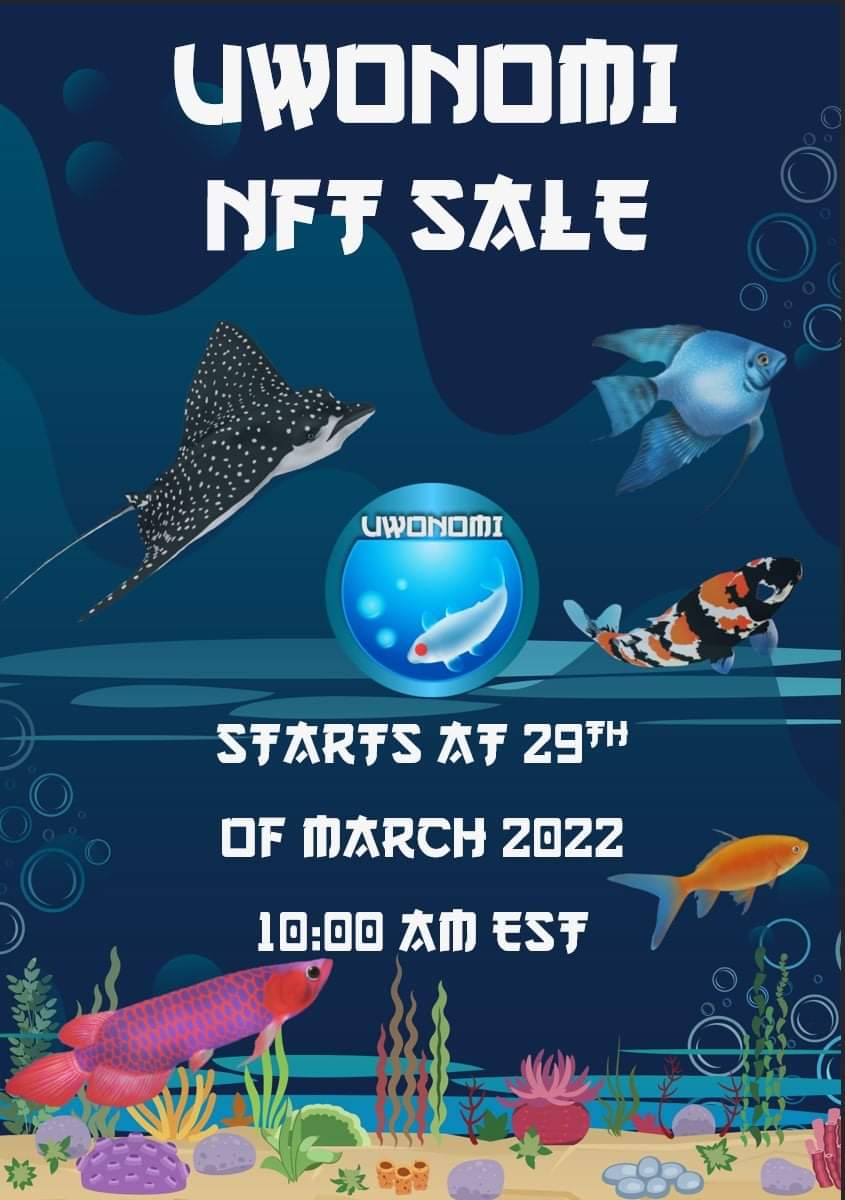 Uwonomi's tweet photo. Calling the attention of gamers out there! 

Welcome to the world of Fishes, we introduce you to a NEW NFT game, UWONOMI - bringing an entertaining, sophisticated, and profitable game to everyone. https://t.co/WVoFttar7H