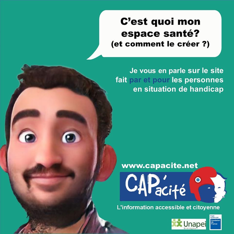 Tuto #falc "mon espace santé" de CAP'acité :
site d'informations citoyennes fait par et pour des personnes en situation de handicap (soutenu par <a href="/Unapei_Bretagne/">Unapei Bretagne</a> <a href="/Adapei_Nouelles/">Adapei-Nouelles Côtes d'Armor</a> <a href="/PBFinistere/">Les Papillons Blancs du Finistère</a> <a href="/Adapei_35/">Adapei35</a> @Adapei_56 <a href="/Fondationfrance/">Fondation de France</a>)
#servicepublic #Sante 
capacite.net/sante.html