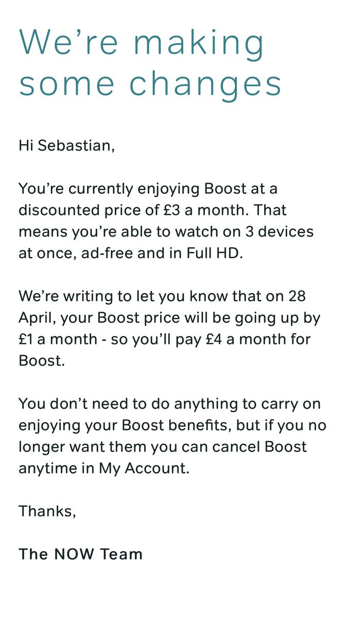 Seb_Varney's tweet image. Hey ⁦@NOW⁩ ⁦@NOWSport⁩ ⁦@NOWHelpTeam⁩ this would be a much more forgivable charge if it was for 4K quality over HD rather than HD services over SD. Much like other streaming services do. When’s it happening???