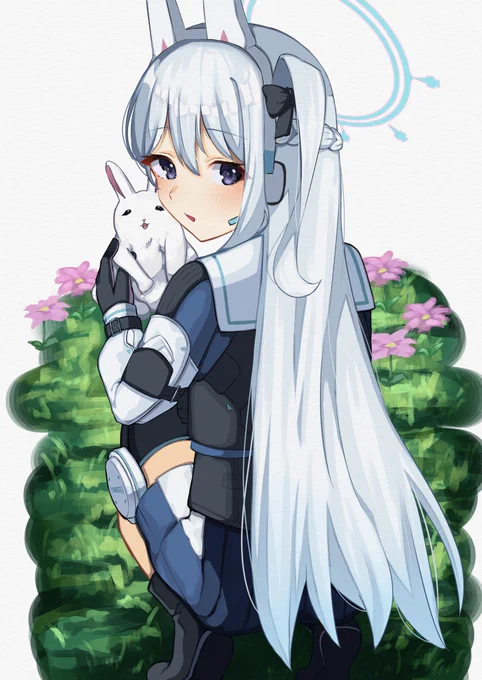 私は、ウサギではないので。 #ブルアカ 