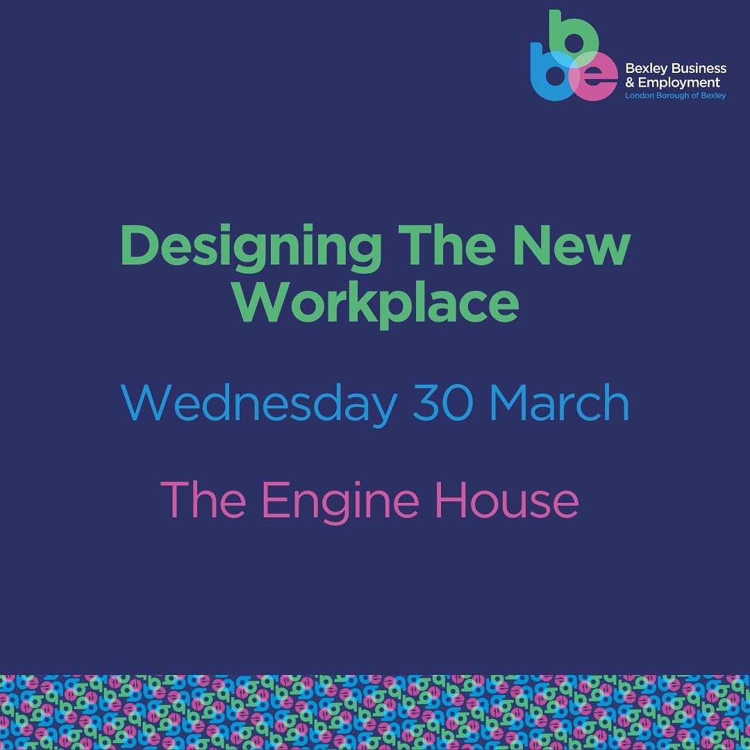 BexleyAwards's tweet photo. Join us @The_EngineHouse on Wednesday for the Designing the New Workplace workshop focused on how businesses are adapting to new ways of working.
Register for your free place ➡️ https://t.co/Prh5ucRRIe
#bexleybusiness #bexley #workplace #theenginehouse https://t.co/bQYMTjKwAF