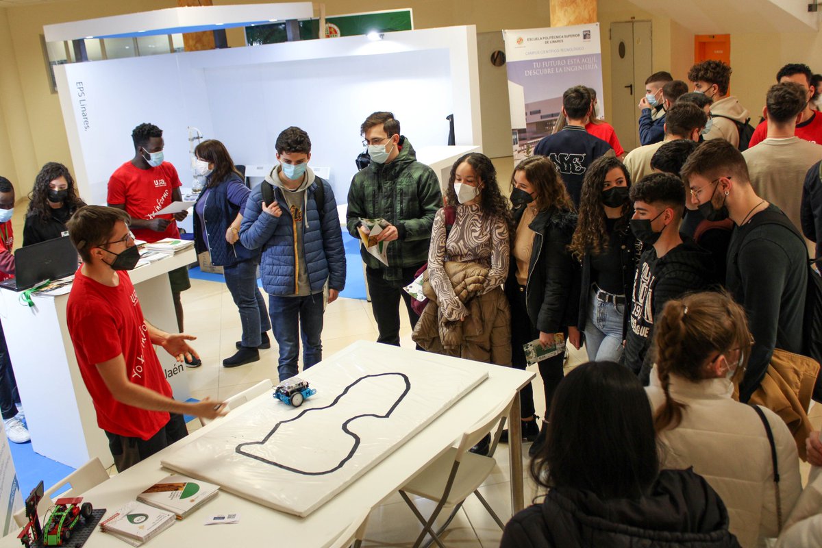 ujaen's tweet photo. ▶️Cerca de 5.000 estudiantes de Secundaria de la provincia visitarán la @ujaen a lo largo de estas dos semanas en una nueva edición de los #EncuentrosUJA
ℹ️👉https://t.co/WUZJiqTtWm @bujatuit @UJA_Deporte @VicProyec @EPSLinares @UniRadioOficial @faccs_ujaen @empleuja @CEALMUJA https://t.co/fn7TkaqMvn