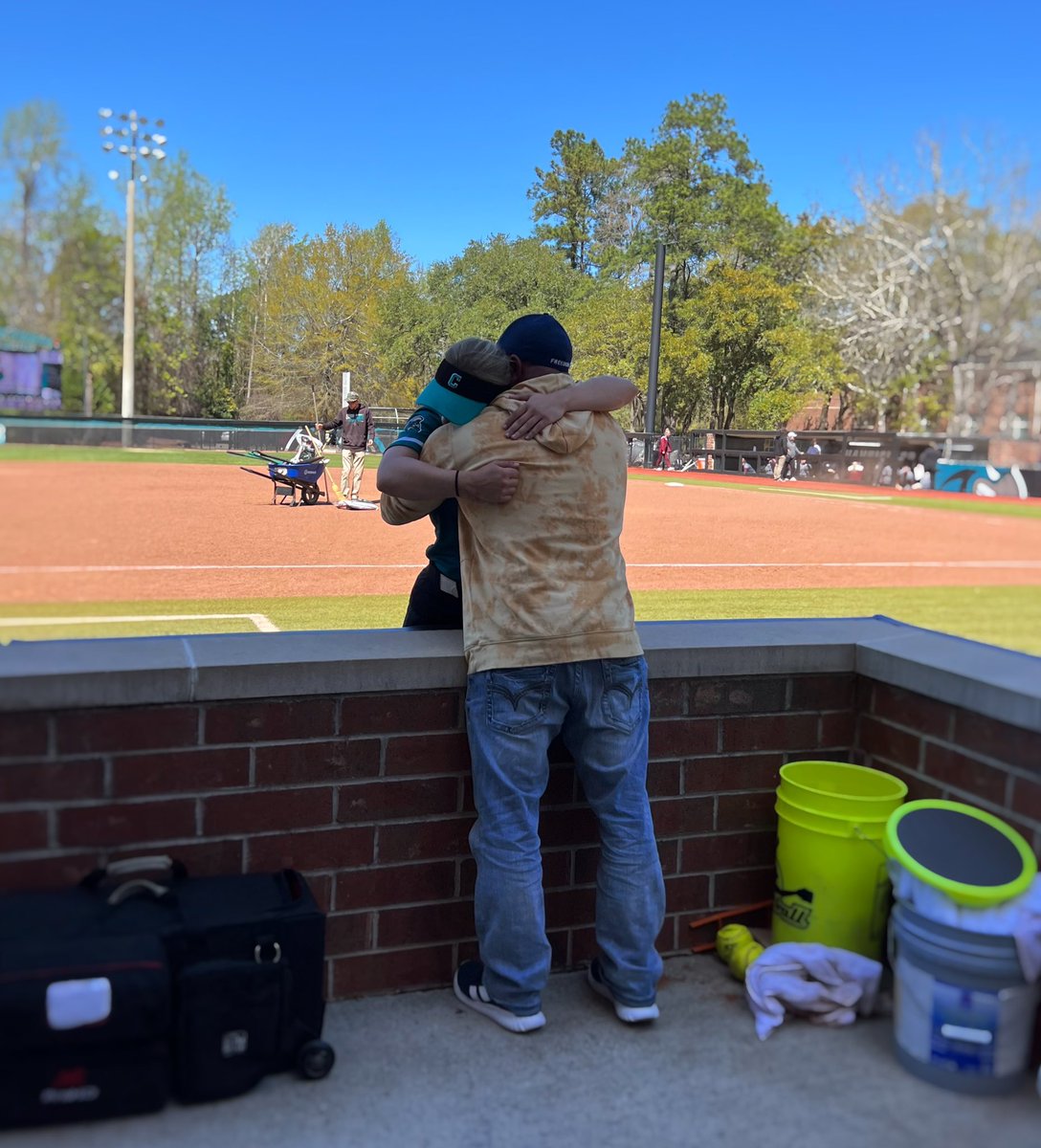 This man drives 18 hours round-trip every time we play at home. He leaves Sunday right after our game is over to make it back home for work on Monday morning. I could not have gotten luckier with the parents I was given<3