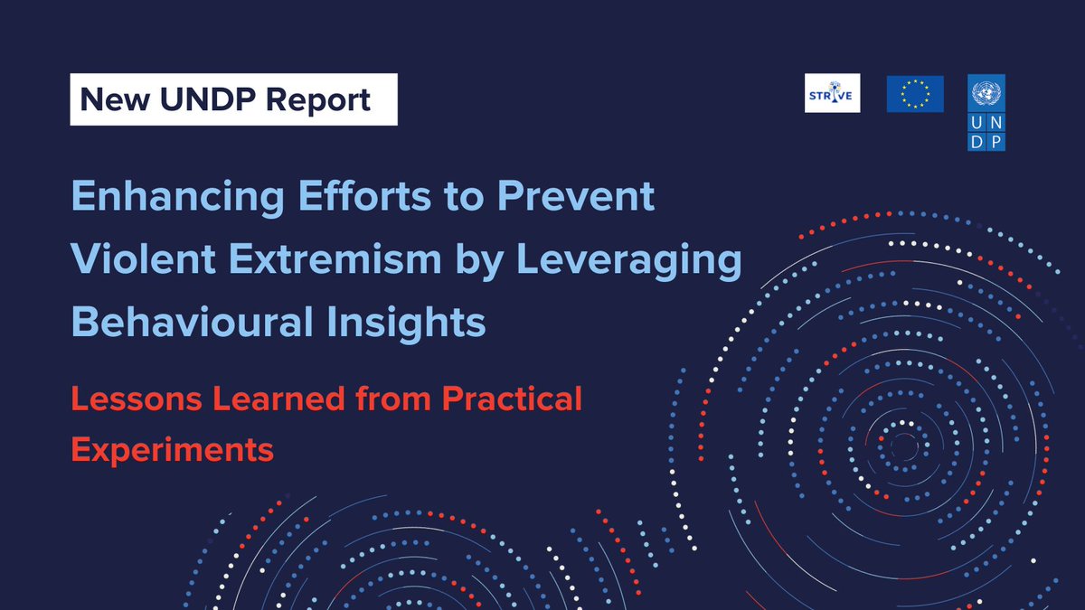 #BehaviouralInsights can bring us closer to understanding how to address the root causes that enable violent extremism to persist. Find out how @UNDP, supported by @EU_FPI used #BI in Pakistan, Tajikistan, & Uzbekistan to⬆️inclusion in #PVE projects: bit.ly/BIforPVE