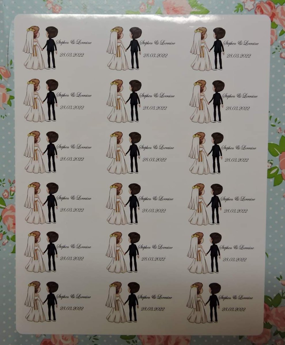 MeMyselfAndMish's tweet photo. I love these adorable little Characters! They make the cutest wedding stickers!
https://t.co/iuqwnPhg3q

#weddingstickers #weddingstickersheets #wedding #wedding2022 #2022wedding #wedding #weddingfavours https://t.co/wyedPvypG7