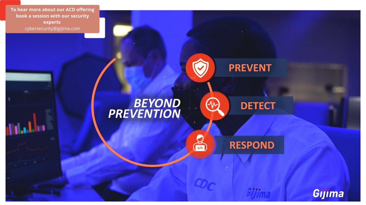 GijimaPeople's tweet image. At Gijima we know that preventative measures alone no longer provide sufficient cybersecurity protection.  Our Advanced Cyber Defence offering attests to this.  youtu.be/SPQFie75c58

#AdvancedCyberSecurity #Gijima