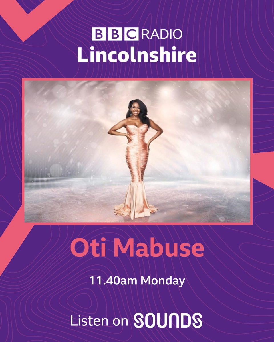 BBCRadioLincs's tweet photo. Fresh from the #DancingOnIceFinal last night, @OtiMabuse is chatting live with @scottydalton later as she prepares for he new solo tour.
Listen 👉https://t.co/C2x1Hwq81Z https://t.co/KPdG6aTq70