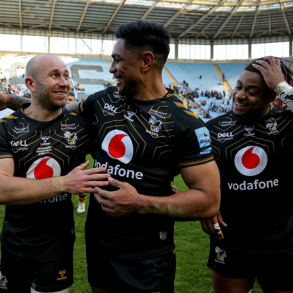 WaspsRugby's tweet photo. 🤩 That winning feeling... 

#MondayMood #COYW https://t.co/b7Qd0TinIv