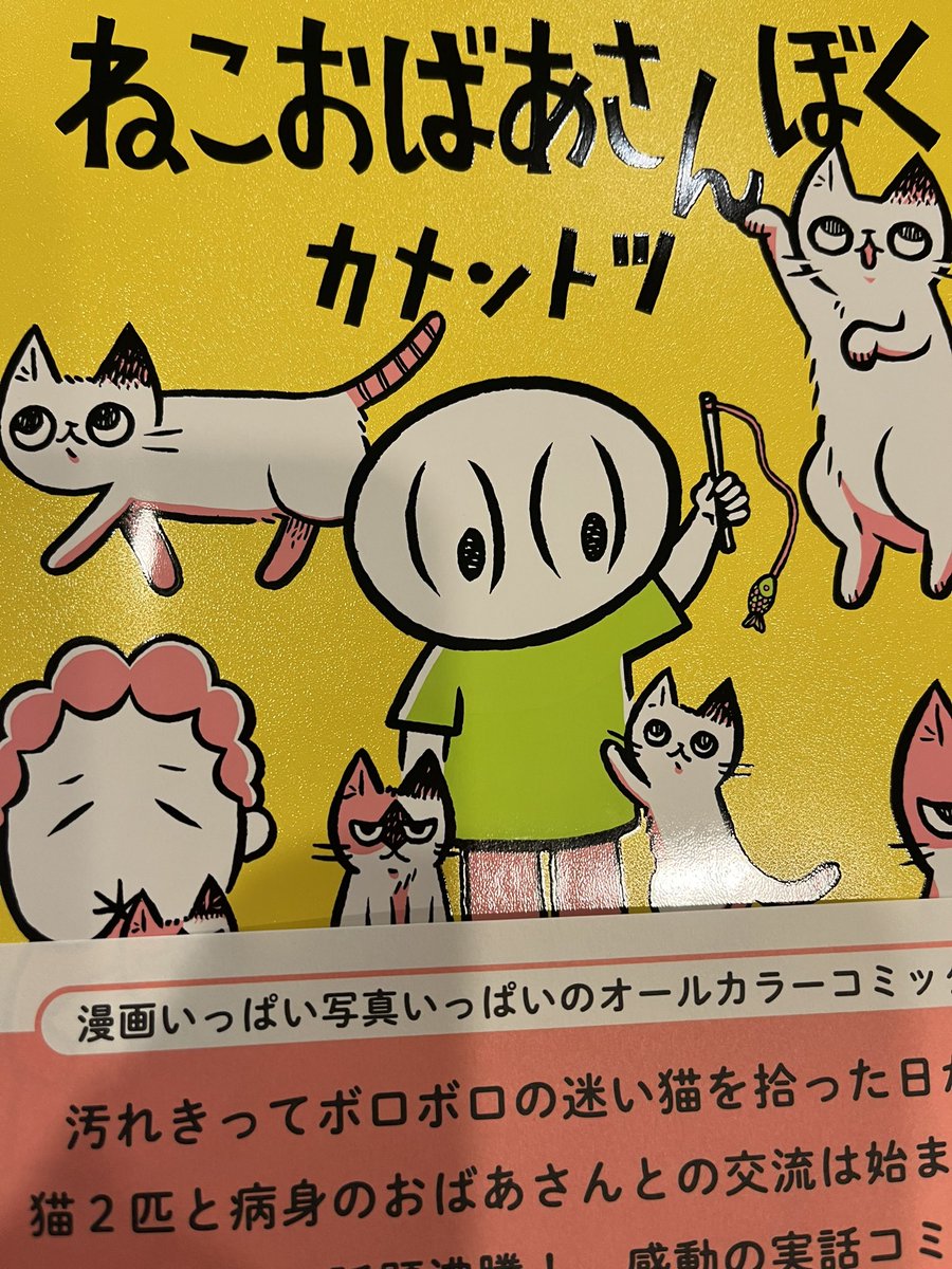 ようやくカメントツ先生のねこおばあさんぼくがAmazonから届いた〜!!!一冊の本になって嬉しい!☺️ 