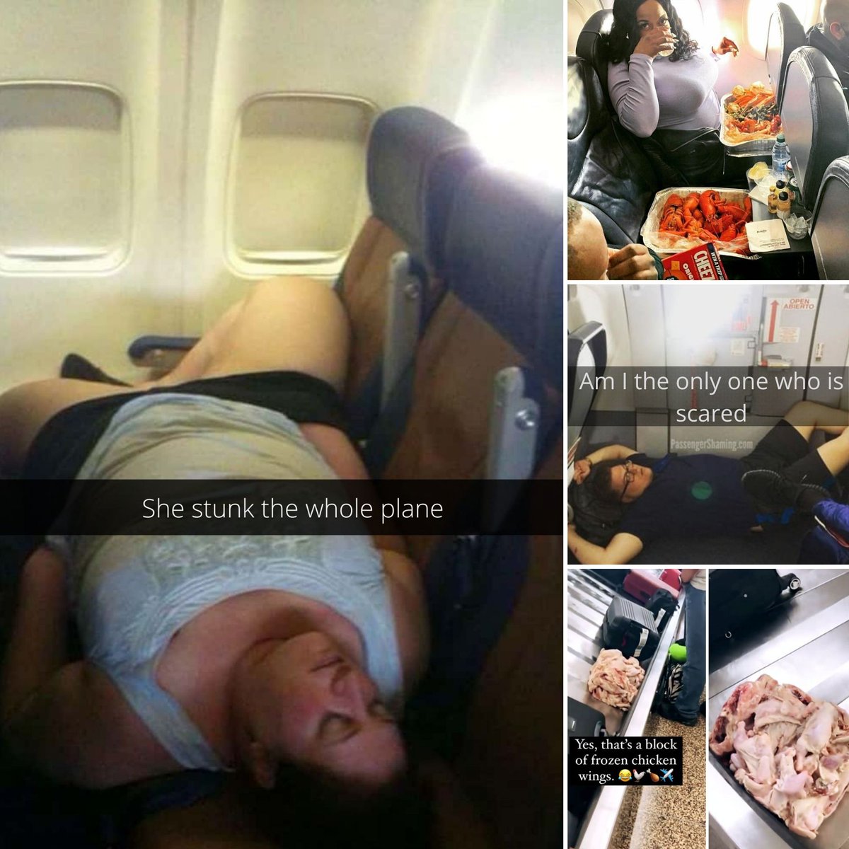 travelerdoor's tweet photo. Everyone has experienced a weird passenger or two, and a group called ‘Passenger Shaming’ on social media shares nightmare situations that will make everyone's eyes pop.