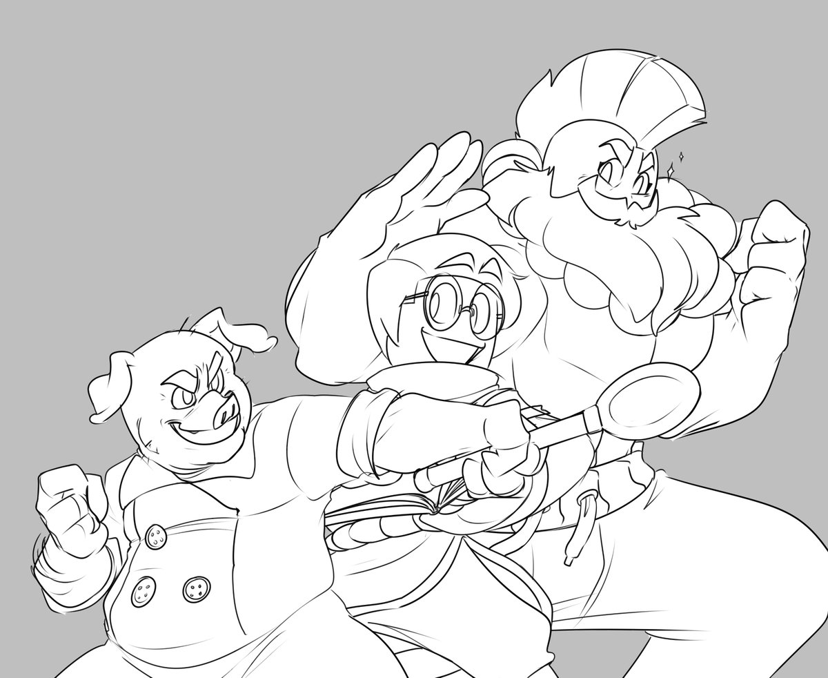 [ LMK / WIP ] Good mornin' ya'll!

NoodleSquad Line Art: Finito! 😌👌🏿✨ https://t.co/kaKbiszOhd 