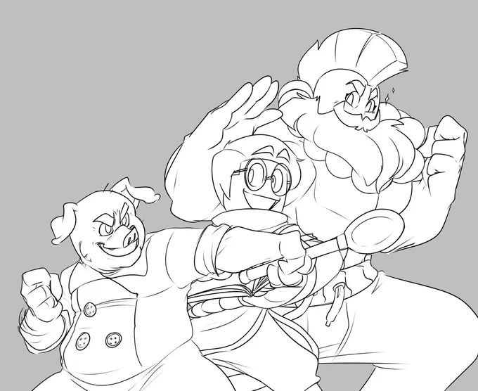 [ LMK / WIP ] Good mornin' ya'll!

NoodleSquad Line Art: Finito! 😌👌🏿✨ https://t.co/kaKbiszOhd 