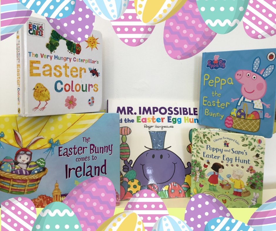 OffalyLibraries's tweet photo. Gorgeous Easter Display of books in Banagher library #rightotread https://t.co/SG8znOdXFL