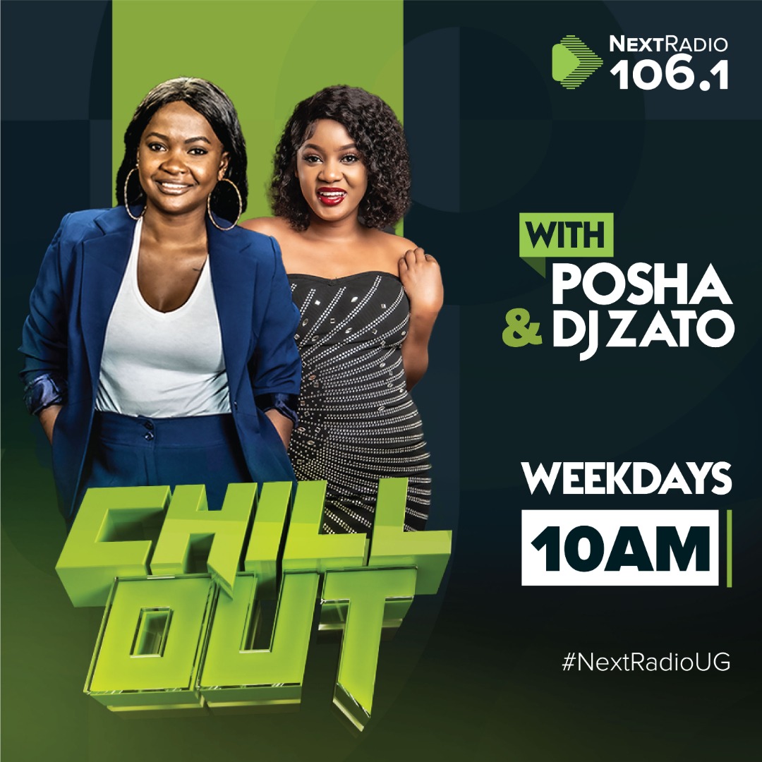 victorVeec's tweet photo. Slap awesome vibes to your midmornings, every week day, starting at 10Am with new & best midmorning show team, @poshaaloyo & @ZaharaTottoZATO
On @nextradio_ug.
Be sure to be super entertained on #TheChillOut.
#NextRadioUG https://t.co/oJLCA5vPy1