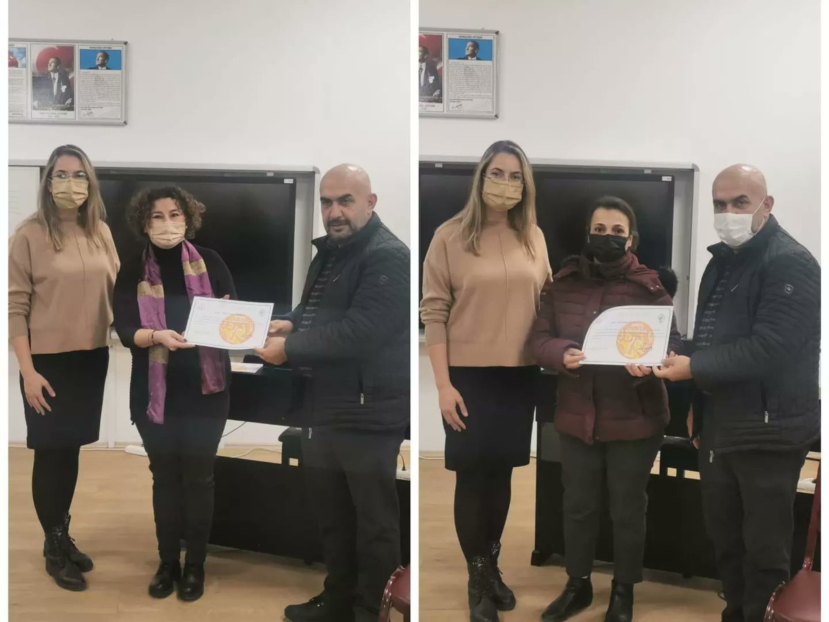 Okul Rehber öğretmenlerimiz tarafından velilerimize yönelik 5 hafta süreli Aile Eğitimi düzenlendi ve Okul Müdürümüz tarafından velilerimize Katılım Belgeleri dağıtıldı. <a href="/ersanulusan/">Ersan Ulusan</a> <a href="/HuseyinGumus59/">Hüseyin GÜMÜŞ</a>