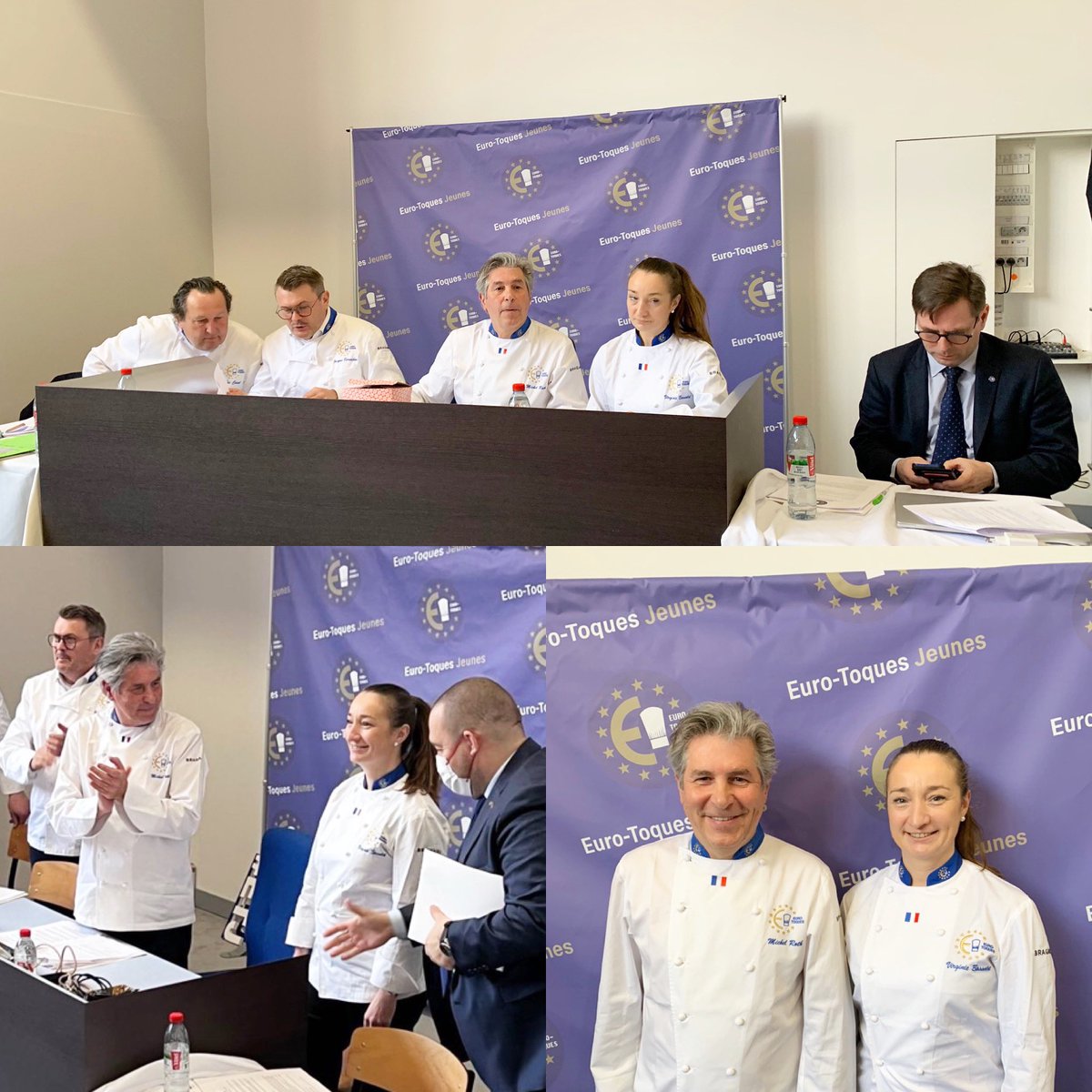 ggomez_chef's tweet photo. Félicitations à @V_Basselot qui rejoint Michel Roth à la co-presidence d’ @EuroToques1 #noschefsontdutalent #eurotoques #eurotoquesfrance #virginiebasselot #michelroth https://t.co/fQuIWQjwYi