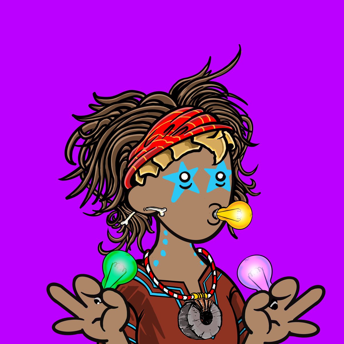 everydayshamanz's tweet photo. We believe that real magic is about living your life artfully.  If you make art, love art, or if you just like doing things differently, you are one of the Everyday Shamanz. Celebrating everyone’s inner Shaman. Join us. The fire is warm. #NFTCommunity #nftart #NFTartist https://t.co/LWJAmUC01w