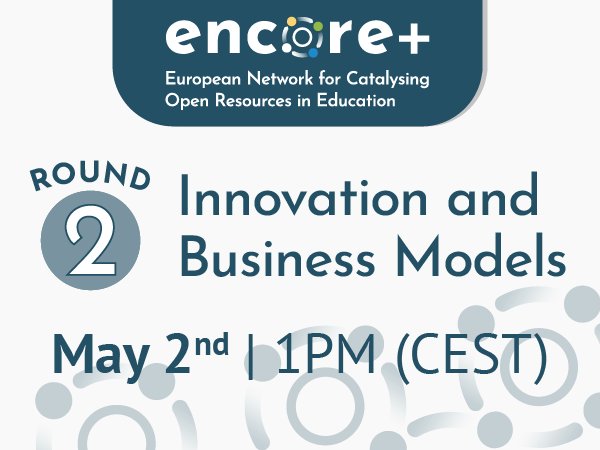 uehlers's tweet image. Join the event on 2 May for a critical discussion of OER's existing repository offerings, technologies, and strategies.
✍️ Register: bit.ly/3tHDMIf

#EncorePlus: encoreproject.eu
#NextEducation at @DHBW_Karlsruhe: next-education.org