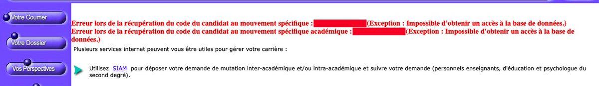SNESVersailles's tweet photo. #Mutations2022 Comme d'habitude, le message dans #SIAM pendant que les confirmations de demande sont générées est ultra-anxiogène (alors que ce long processus est normal). Ce n'est pas faute de demander un message plus clair/moins stressant à @acversailles depuis des années ! 😡 https://t.co/FPD0n4oabM