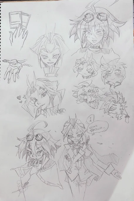 遊矢ユーリ多絵柄練習 