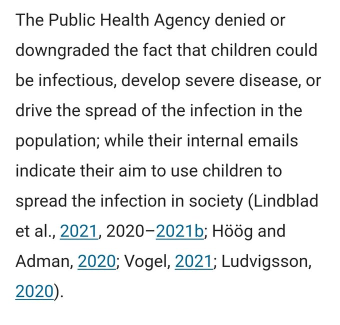 ...alors que leurs courriels internes révèlent leur intention d'utiliser les enfants pour propager l'infection dans la société.