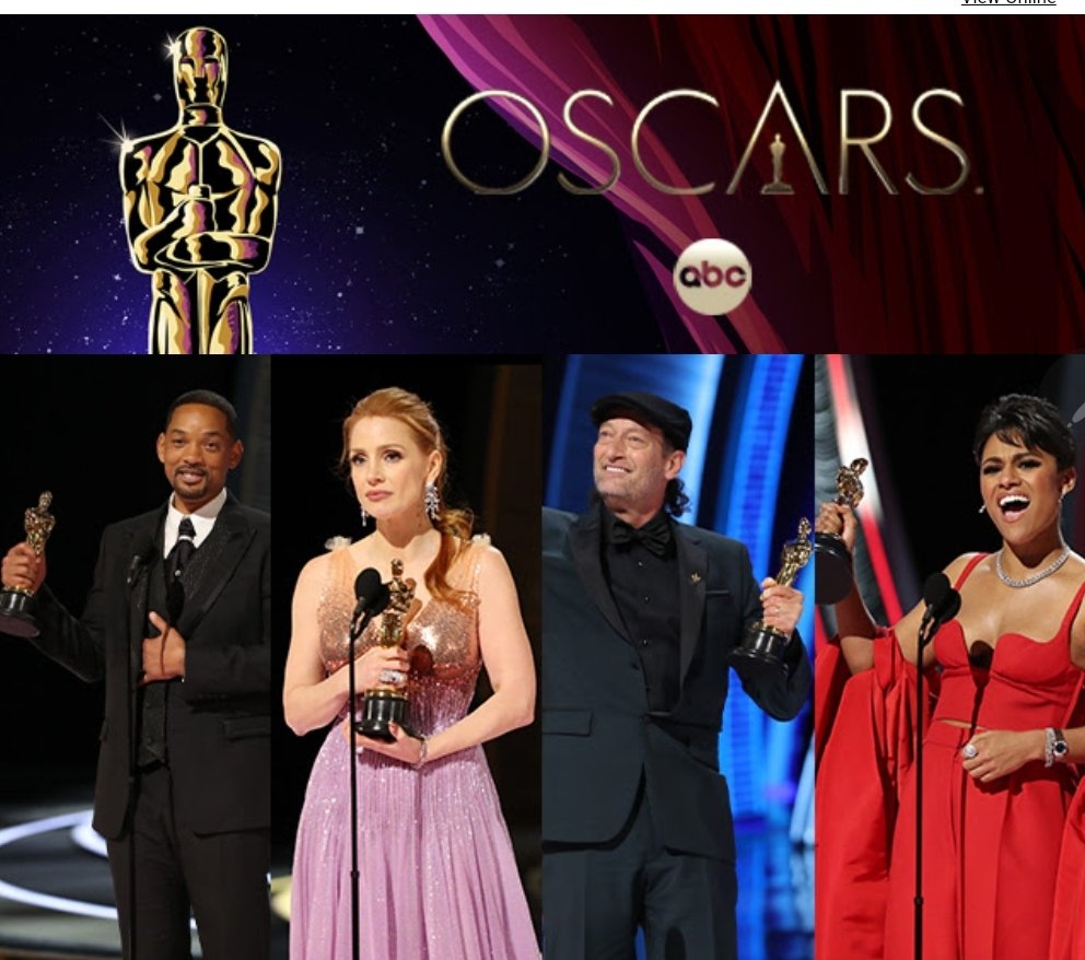 tekingirgin's tweet photo. Congratulations to all Oscars nominees and winners 🏆 

@TheAcademy @willsmith @dunemovie @tekingirgin https://t.co/TUtAXtbcAG