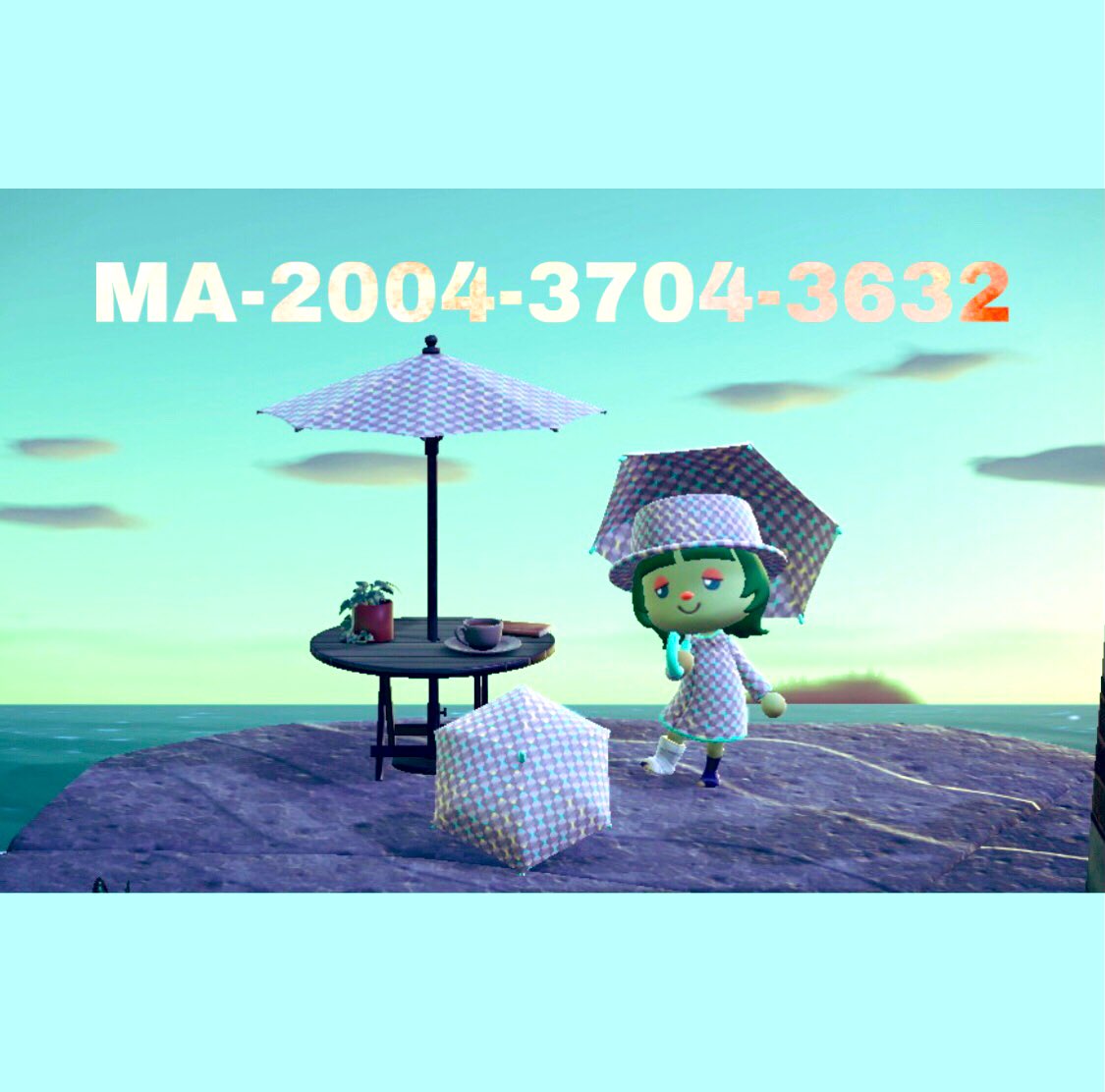 全身キラカードになれるホログラムの服などなどアップしました　目がチカチカになるかも
#ACNHDesign 
#ACNH
#AnimalCrossing