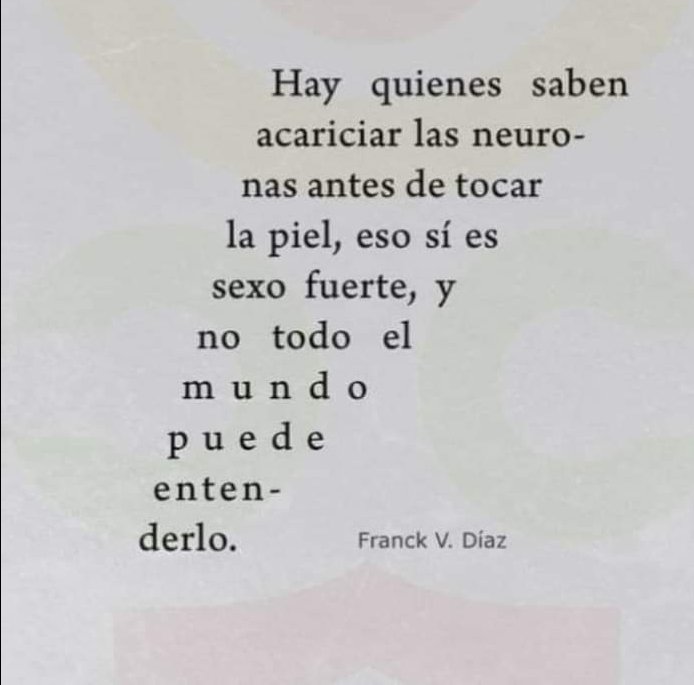 LenPascalCheeth's tweet image. ❝Excítame la imaginación.
Desabróchame las ganas
Desvísteme el corazón
Desnúdame el alma
Sedúceme la mente
Hazme poesía.❞

— Isaac Navarrete