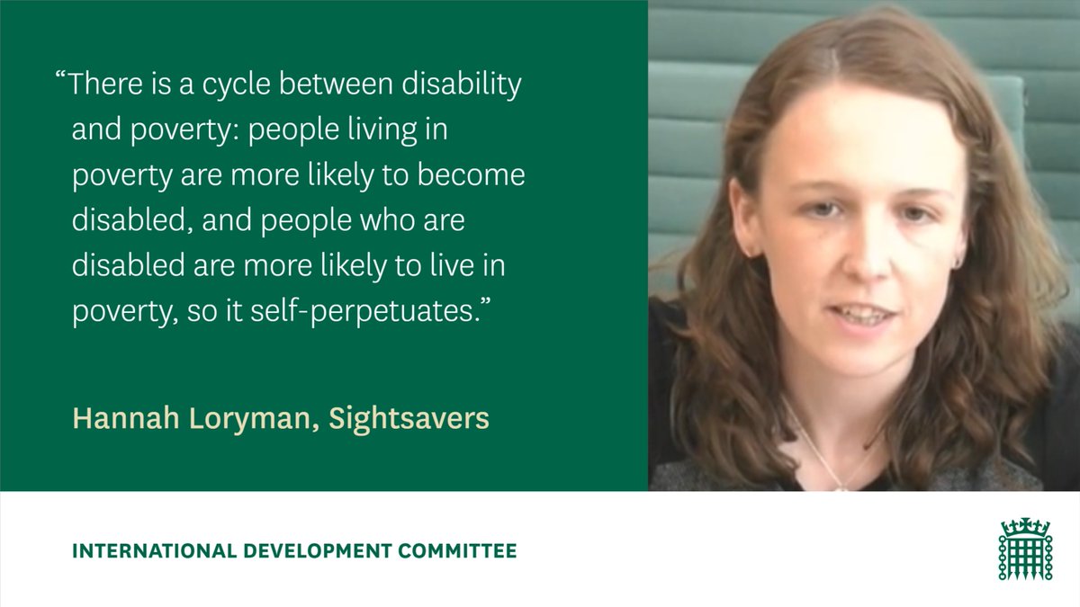 CommonsIDC's tweet image. On 22 March we took evidence from NGOs on the impact of cuts to the UK aid budget. @hannahloryman of @Sightsavers told us about the challenges facing people with disabilities.

Read the transcript now published here: bit.ly/3tLYDtK #UKaid