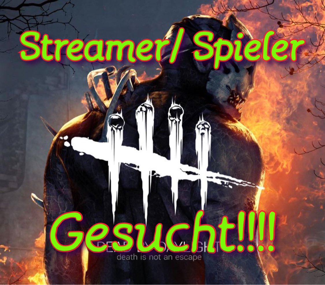 ‼️Suche #streamer / #gamer ‼️ für eine feste #deadbydaylight Gruppe!!
Wir spielen gemeinsam 1x in der Woche, hab da richtig BOCK drauf und freue mich EUCH kennenzulernen 😁❤️❤️
#twitchde #twitchdeutschland #GermanMediaRT #horror #horrorgame #youtube #twitchgermany #twitchtv