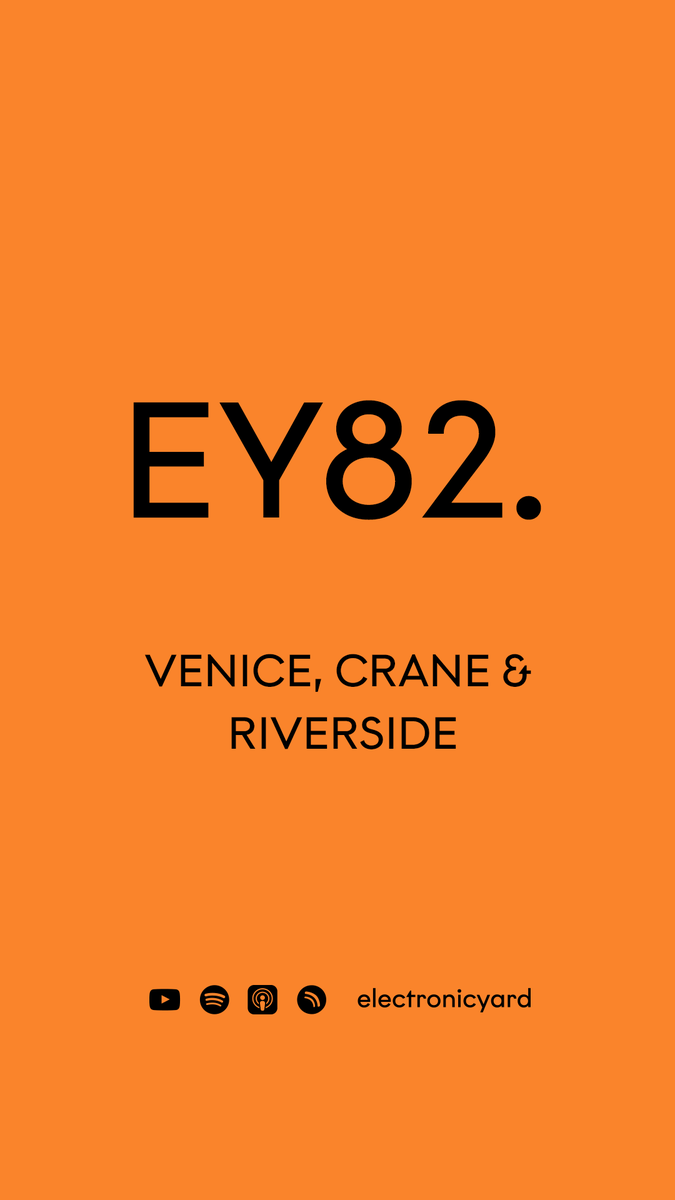 ElectronicYard's tweet photo. #EY82: #Venice, #Crane &amp; #Riverside

#EYPodcast #ElectronicYard #Dresden #DresdenNeustadt #DresdenPodcast #Podcast #Podcasts #podcastlife 

#YouTube: https://t.co/dOCQkkRLWD
#Spotify: https://t.co/VZROslN0Lm 
#Anchor: https://t.co/rrDyvLzdSG https://t.co/yQMMVtxv6F