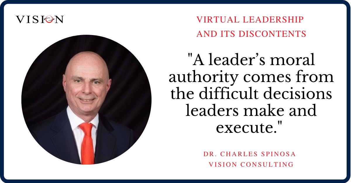 VISIONCONSULT_'s tweet photo. Dr Charles Spinosa from VISION Consulting explains his first-aid remedies for leaders negotiating the virtual landscape of distraction. Read more:
https://t.co/r7v57n2PEb

#VISIONConsulting #Leadership #thoughtleadership #virtualworking #wfh #consulting #LeadershipDevelopment https://t.co/HAzw0eXn5u
