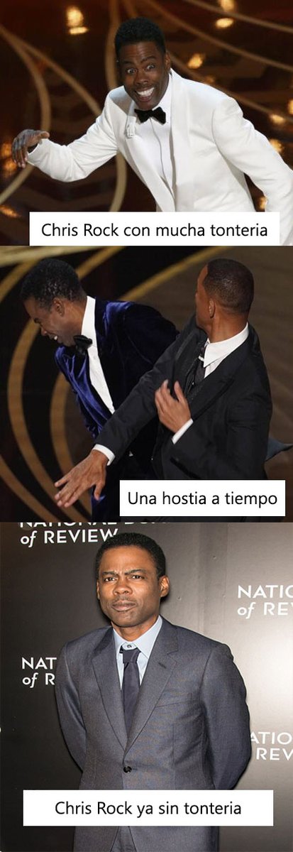 _AdrianWalls's tweet photo. Sobre lo de #WillSmith y #ChrisRock en los #Oscar : Ya lo dice el dicho... #memewillsmith https://t.co/ry3KTfIsJH