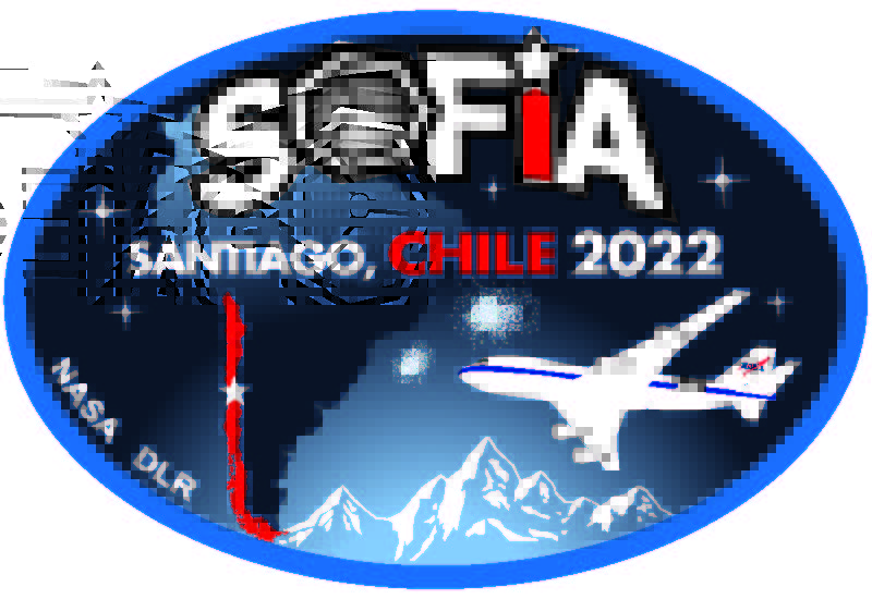 SOFIA_DSI's tweet photo. Mission patch for the actual Chile deployment.
@DLR_de @Uni_Stuttgart @UniStuttgartIRS @NuevoPudahuel @AlemaniaenCL https://t.co/gXQNFXXWrs