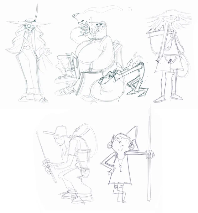 Aaaaand here's the original concepts! Hope you like them 💙 (3/3) 