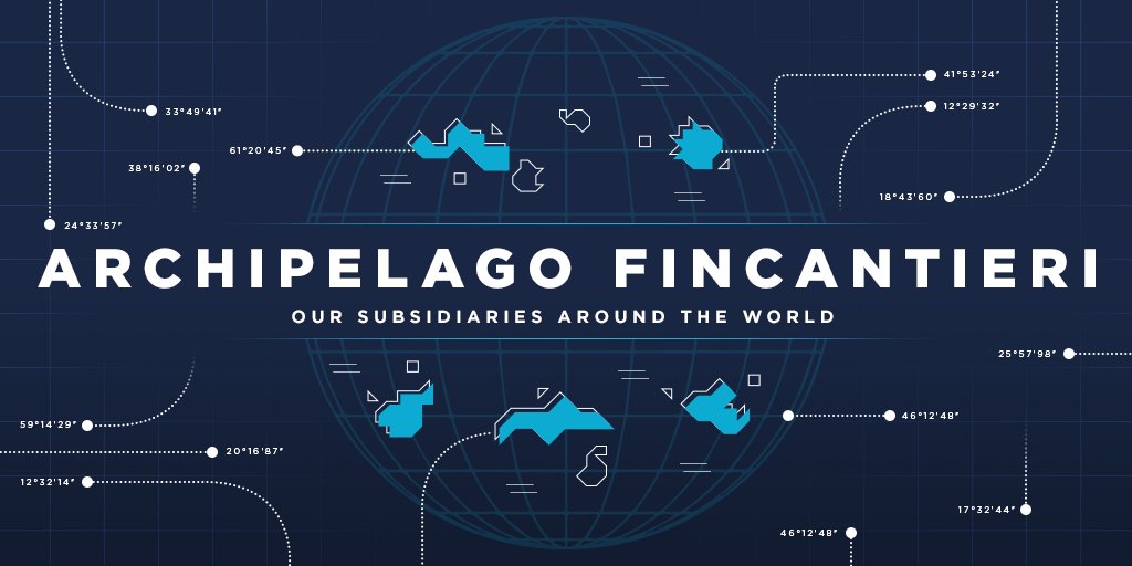 Fincantieri's tweet image. #Fincantieri is more than a shipbuilding company, it’s a global group - its strength comes from several #subsidiaries and joint-ventures with one thing in common: #excellence in their field. They make up an international archipelago of innovative force.

#ArchipelagoFincantieri